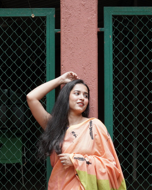 Shyali- Handpainted Saree