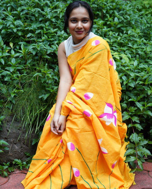 Tarini- Handpainted Saree