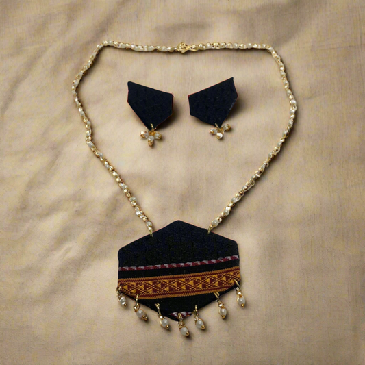 Kaya- Khan Fabric Jewellery Set