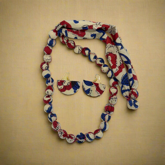 Tara – Red and blue  Paisley Set